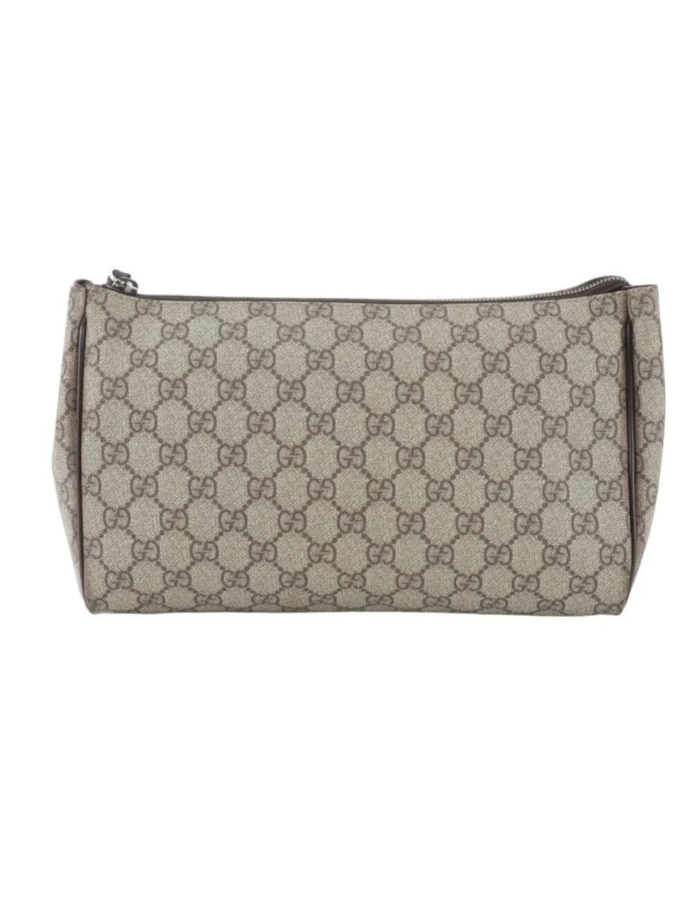 Gucci GG Supreme Leather Clutch Pouch Business